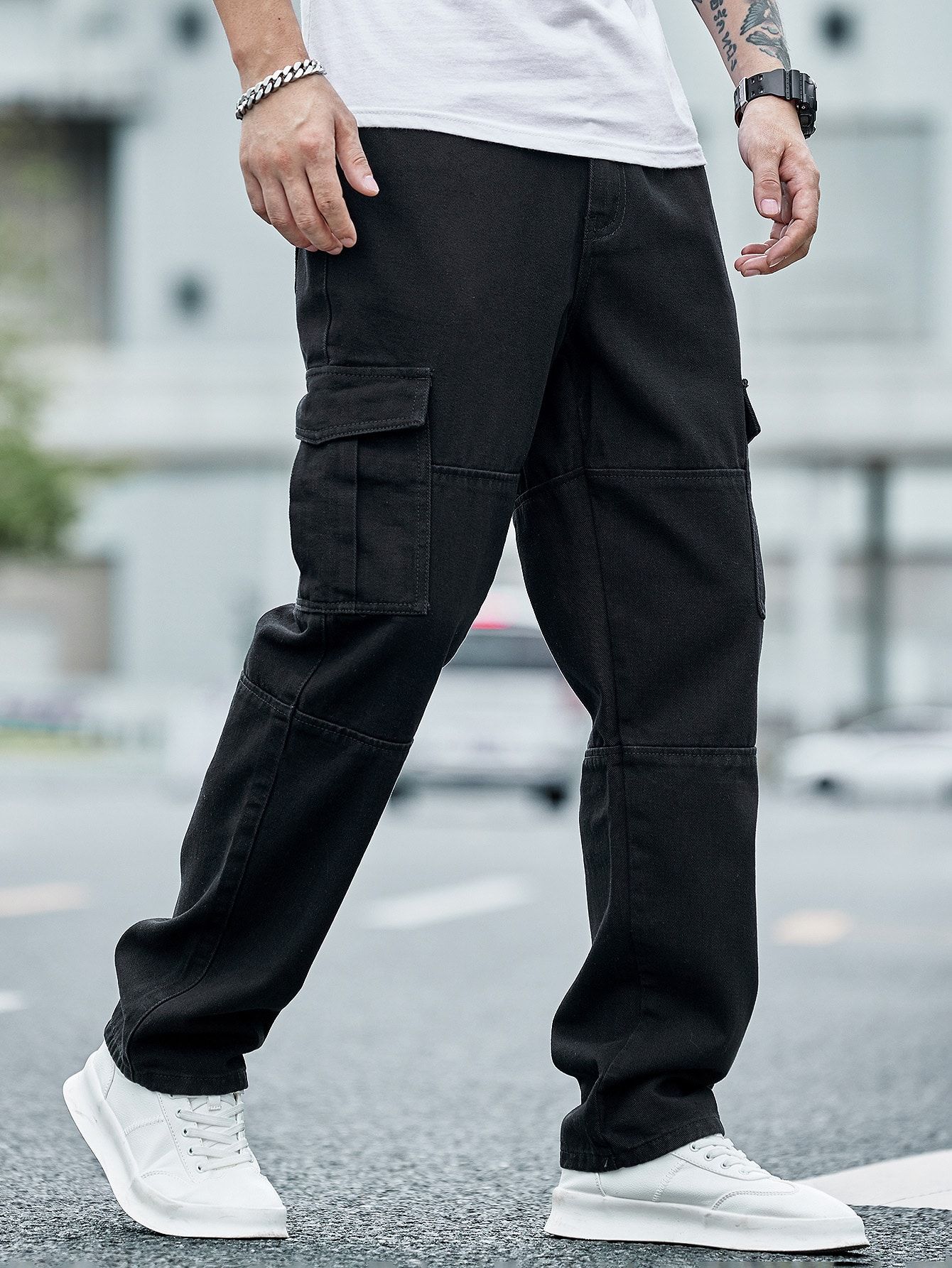 Black Cargo Pants